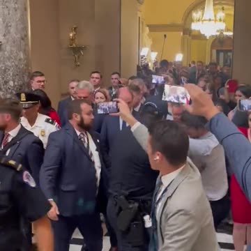 Kevin McCarthy escorted out