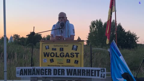 Wolgast - Stefan mit kurzer Info - dann Handtuch Heiko mit starken Worten 30-07-2024
