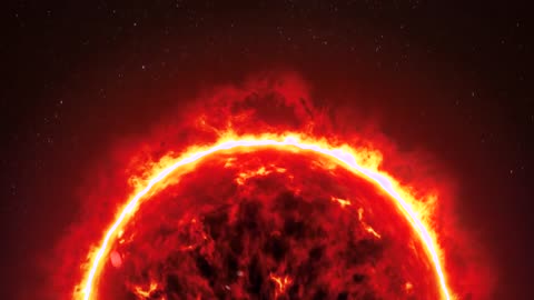 The Sound of the Sun - 1 Hour Relaxing Space Sound with Sun Animation