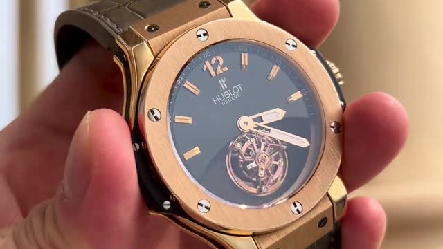 Hublot Tourbillon 18k rose gold