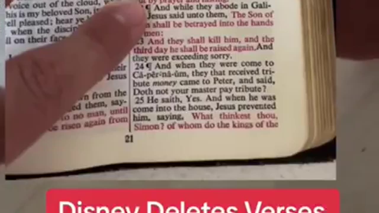 Disney Re-Writing The Bible