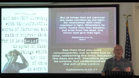 Sunday Morning Message on Ephesians by Pastor Clif of Sonrise Baptist in Englewood, Fl 7/31/2022