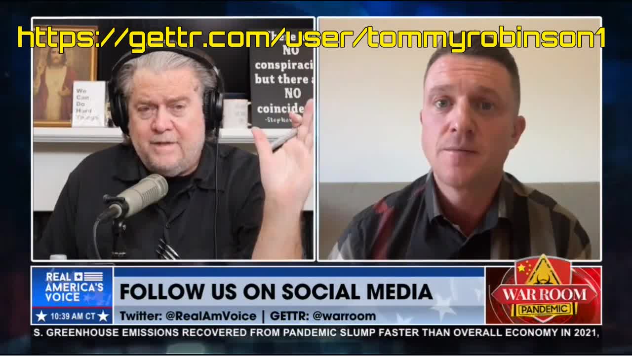 Tommy Robinson On The War Room