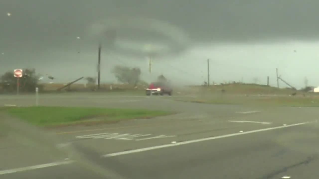 Car Sucked up into Tornado then Drives Away