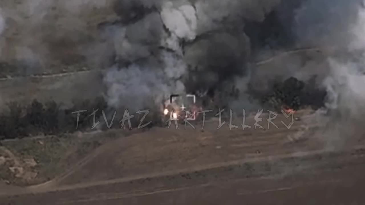 Incredible Video of a Russian Buk SAM Detonating