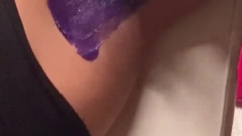 Underarm Waxing with Sexy Smooth Hypnotic Purple Seduction Hard Wax | @beautyaesthetics.by.m