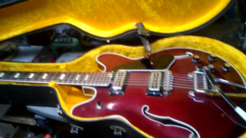 1965 Crucianelli Espana 335 guitar for setup