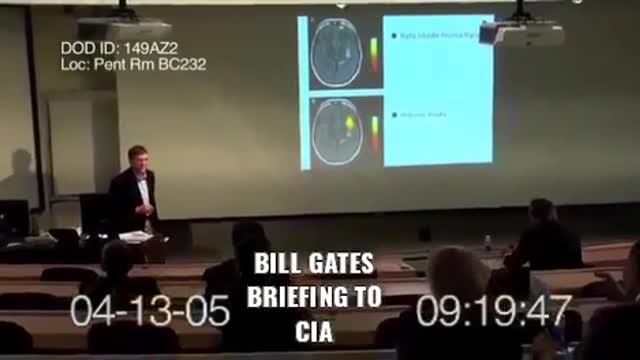 Bill Gates talking with CIA about gene suppressing vaccine