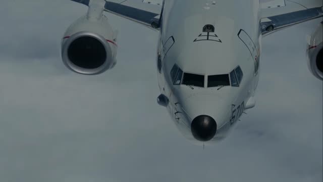 Kadena's 909th refuels Navy P-8 Poseidon