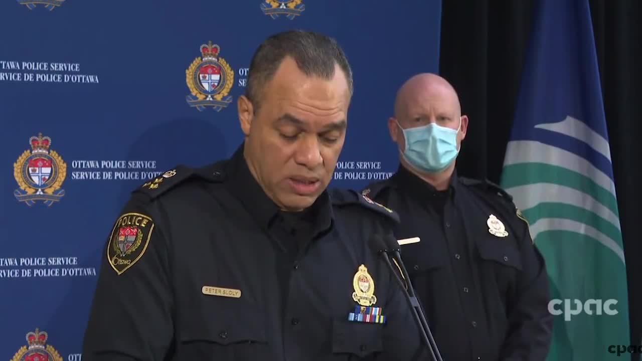 Ottawa Police Chief releases a statement declaring they're targeting the convoy for freedom