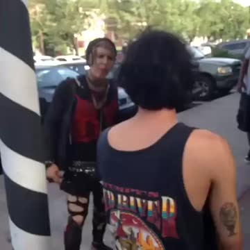 Man in drag forgets he isn't on Twitter