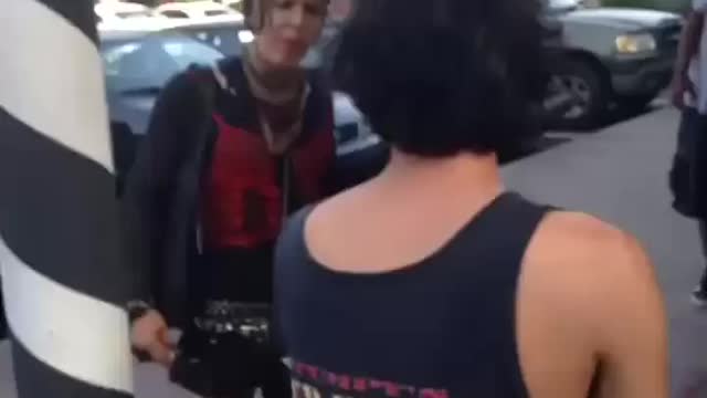 Man in drag forgets he isn't on Twitter