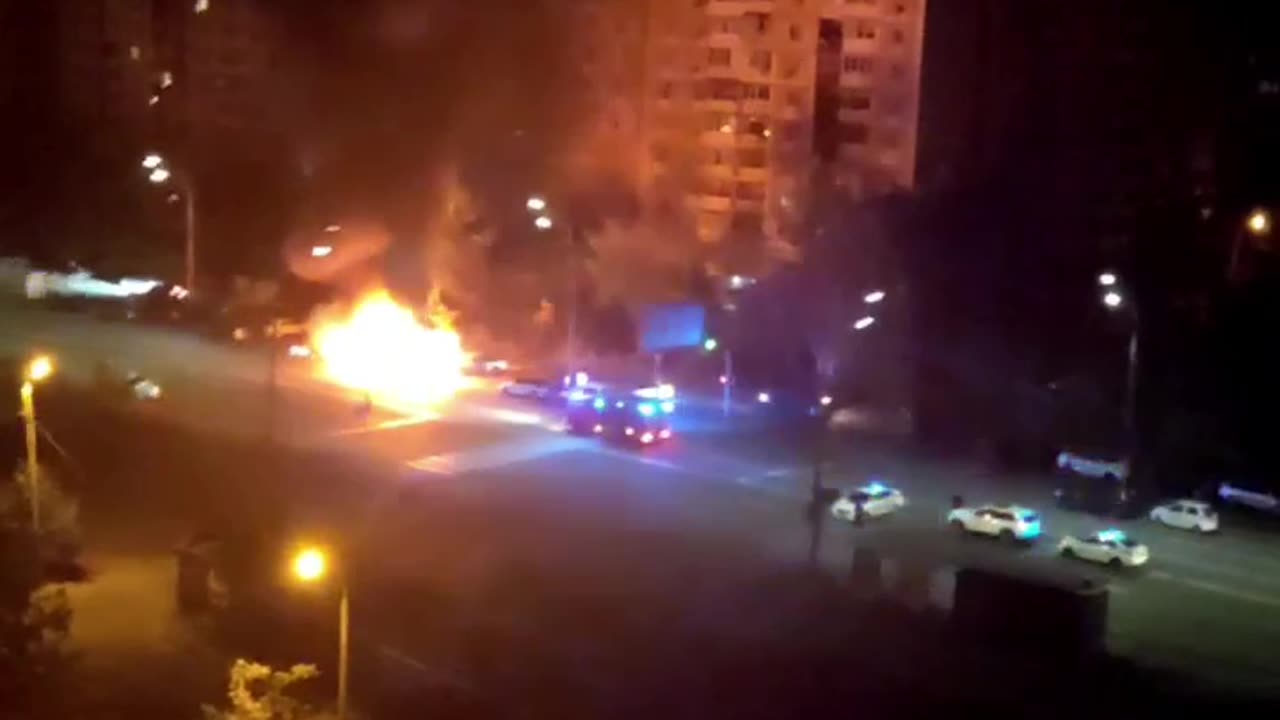 In Kiev and Odessa, military vehicles spontaneously combust. 1