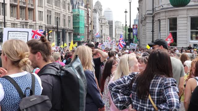 Freedom Rally 29 05 2021 London, England. One Million people