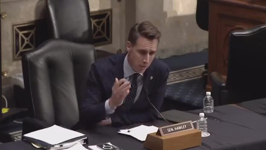 Sen. Josh Hawley slams Facebook for coordinating with the US government