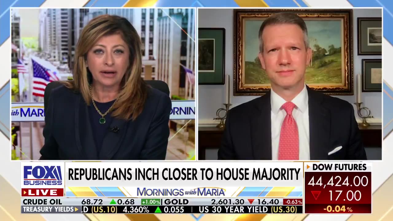 Congressman-elect Riley Moore tells Maria he vows to bolster President-elect Trump's tariff agenda