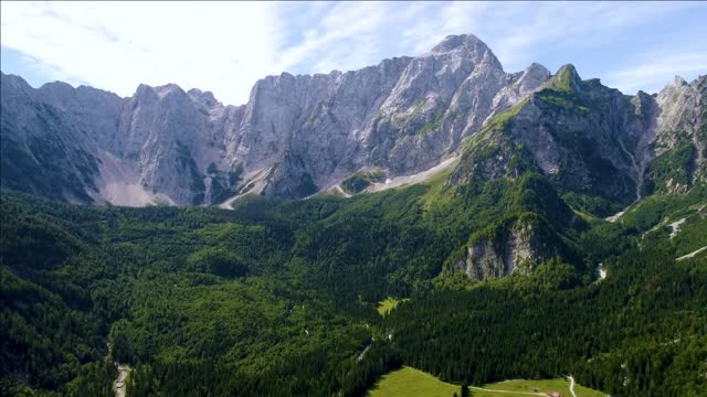 lake lago di fusine superiore italy alps aerial fpv drone flights