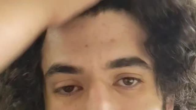 My long hair before haircut