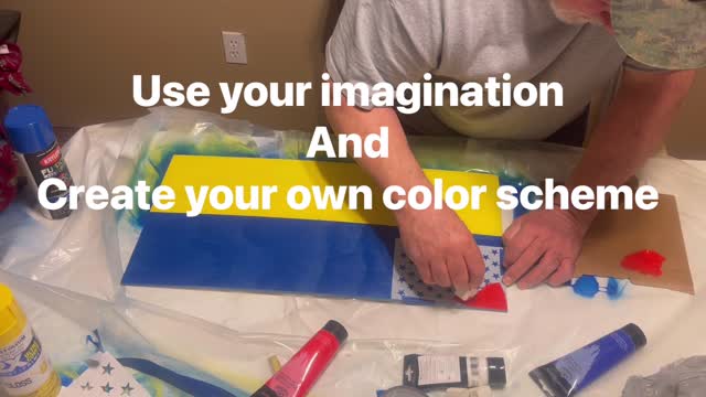 Ukraine / American flag DIY