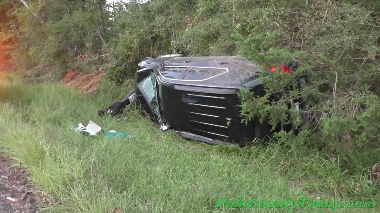 DRIVER ROLLS SUV, BOLD SPRINGS TEXAS, 07/30/24...