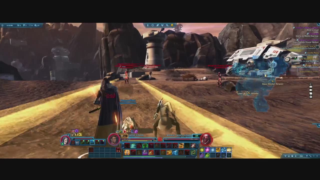 Cruisin' World on blown-up Balmorra (SWTOR)