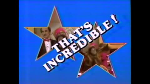 November 1, 1982 - 'That's Incredible!' (Partial with Ads)