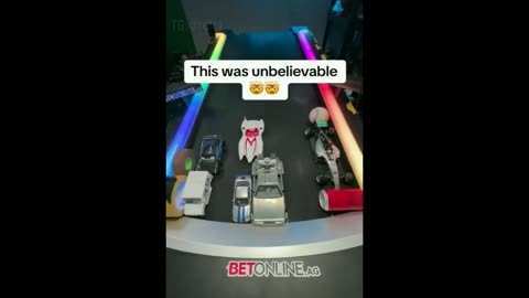 A Race On A Treadmill Between Random Objects, Fascinating Thing To Place A Bet On