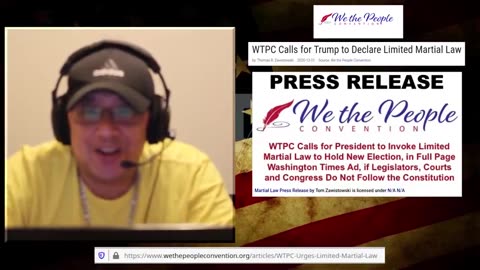 We The People Convention Wants Limited Martial Law