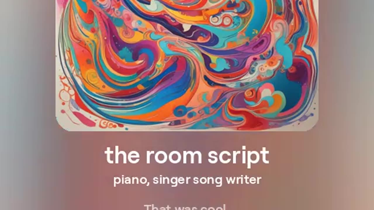 the room script - version 1