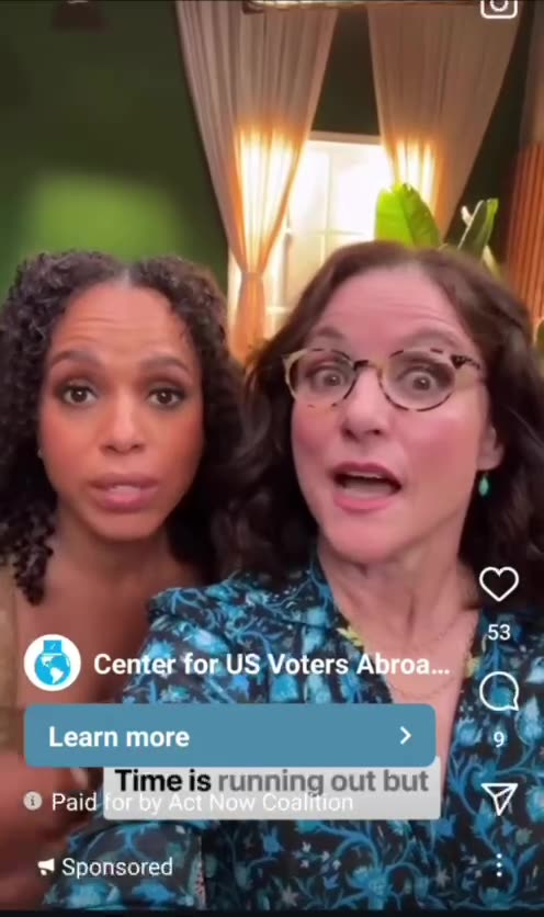 Movie stars are seeding the narrative of Overseas Voting