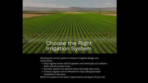 Top Tips to Design an Efficient Irrigation Plan