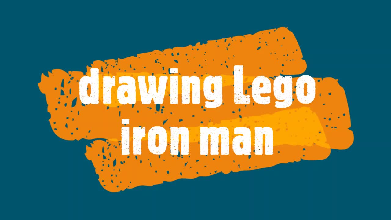 Drawing Lego Iron Man