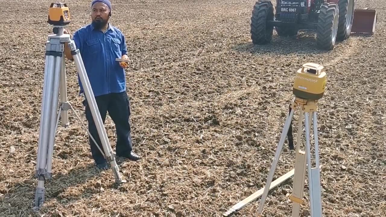 P05 Laser Guided Land Leveller - Perataan Tanah Sawah Padi, Sg Burong, Tanjong Karang, 13 Jun 2024