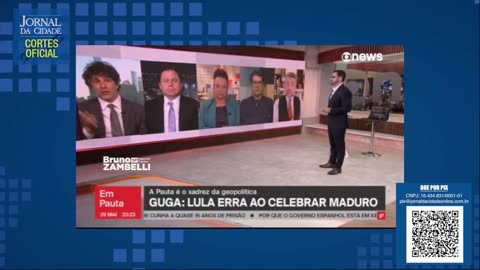 Ao vivo, Jornalista que ‘fez o L’, ‘fica P da vida’ solta os cachorros após visita de Maduro