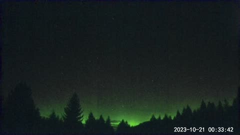 October 20 & 21 Aurora Time Lapse