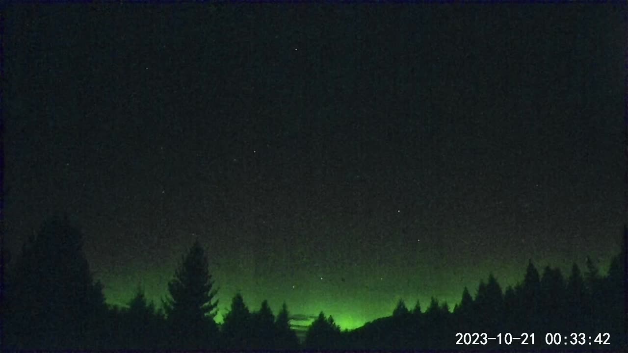 October 20 & 21 Aurora Time Lapse