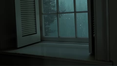 Rain and Thunder Sounds for Sleep - 2 hours rain on window sounds for sleep