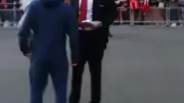 VIDEO: Juan Mata ran to meet a Man United fan in a wheelchair before the Stoke game