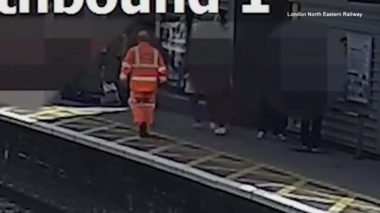 Mother Didnt Even Try Civilian Saves Child From Train Tracks