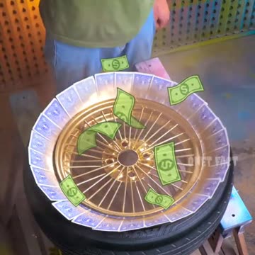 A man built car weel and earn 2 lack