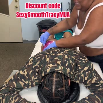 Male Bum Waxing with Sexy Smooth Tickled Pink Hard Wax | @tracywaxer