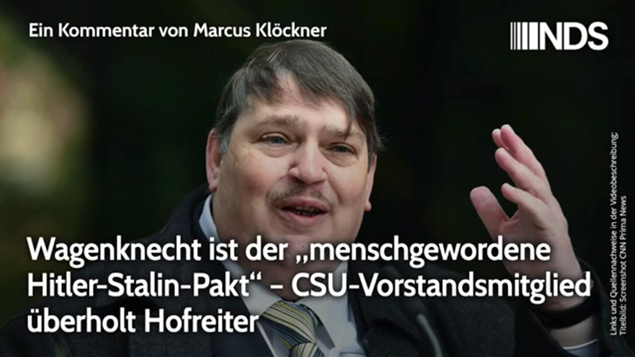 Wagenknecht ist der „menschgewordene Hitler-Stalin-Pakt“ – CSU-Vorstandsmitglied überholt Hofreiter