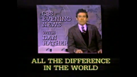 May 15, 1982 - Promo for 'CBS Evening News with Dan Rather'