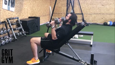 2DB High Incline Press