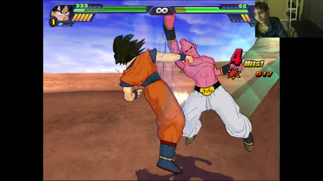 Dragon Ball Z Budokai Tenkaichi 3 Battle #52 With Live Commentary - Goku VS Super Buu