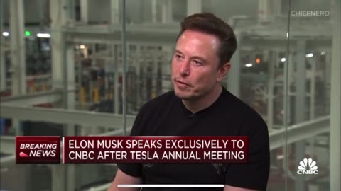 Elon Musk shuts down CNBC reporter on why he posts his opinions