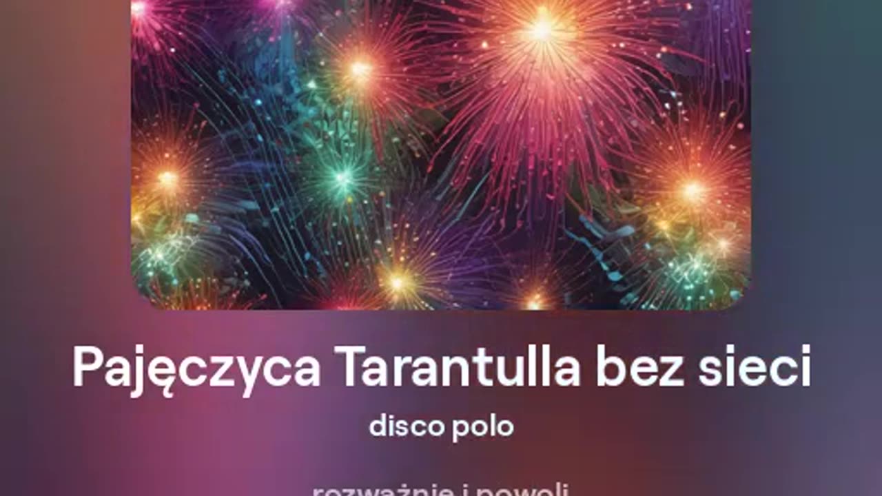 9b2 Pajęczyca Tarantulla bez sieci, disco polo, tekst Ewa Lipka, śpiew i muzyka SI/AL 🎵 05.07.2024