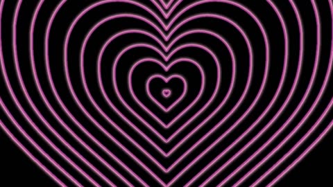 701. Neon Heart Tunnel I Purple Heart Background Neon Heart