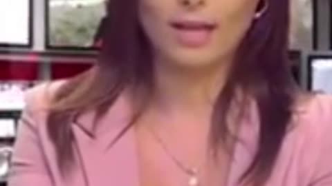 WTF HUGE BOOBS NO BRA ALBANIAN TV SHOW QUEEN 😋