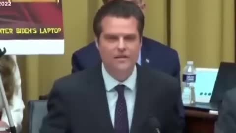 Politics - 2022 Matt Gaetz Destroys FBI On Biden Crime Famy Spree FBI Unless